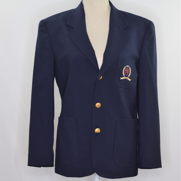 Tommy Hilfiger Jackets & Blazers - Vintage Tommy Hilfiger Blazer with Crest Insignia